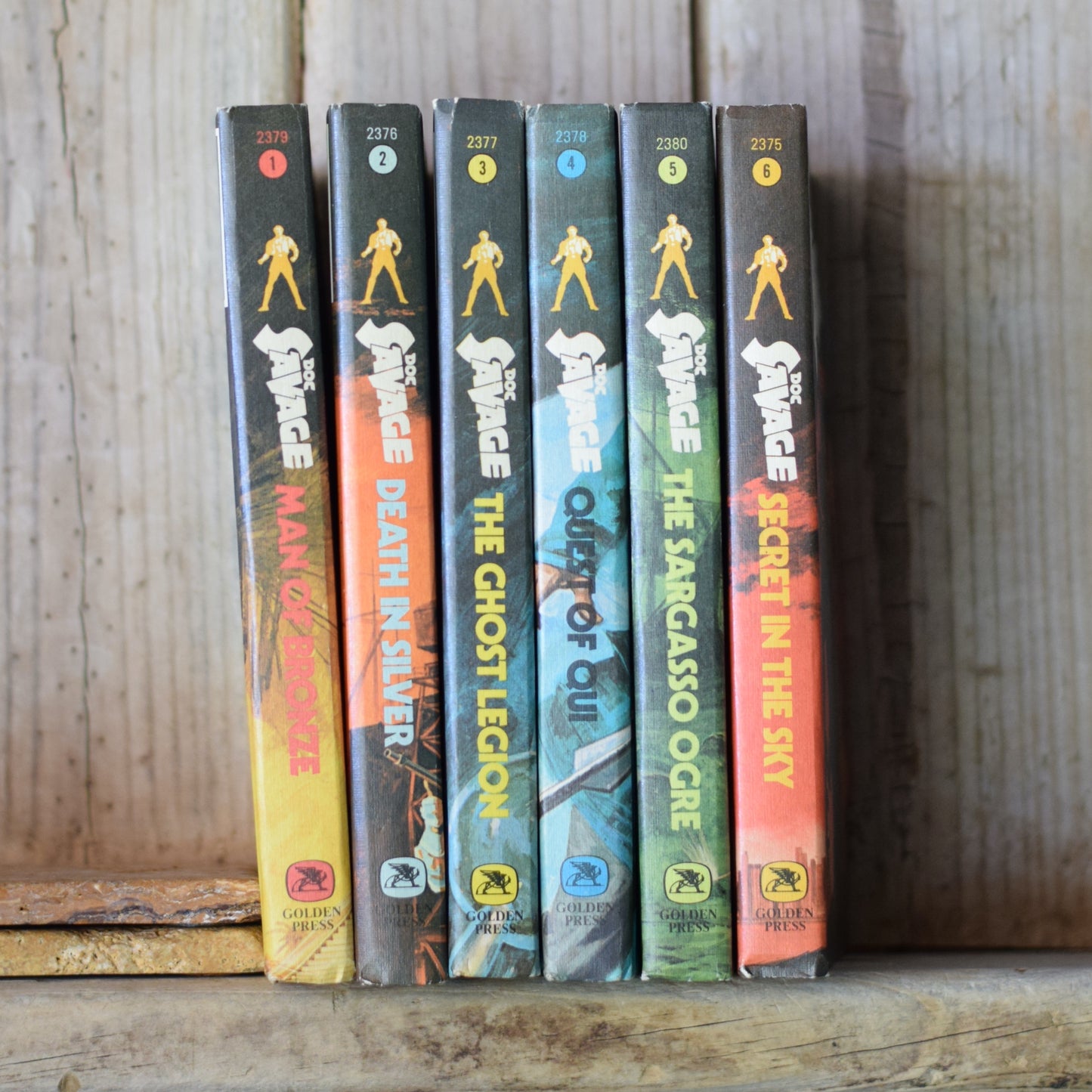 Vintage Fiction Hardbacks: Kenneth Robeson - Doc Savage, Books 1-6