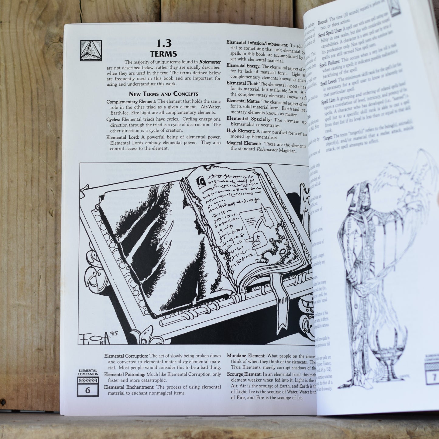 Vintage RPG Book: Rolemaster - Fire and Ice, The Elemental Campaign