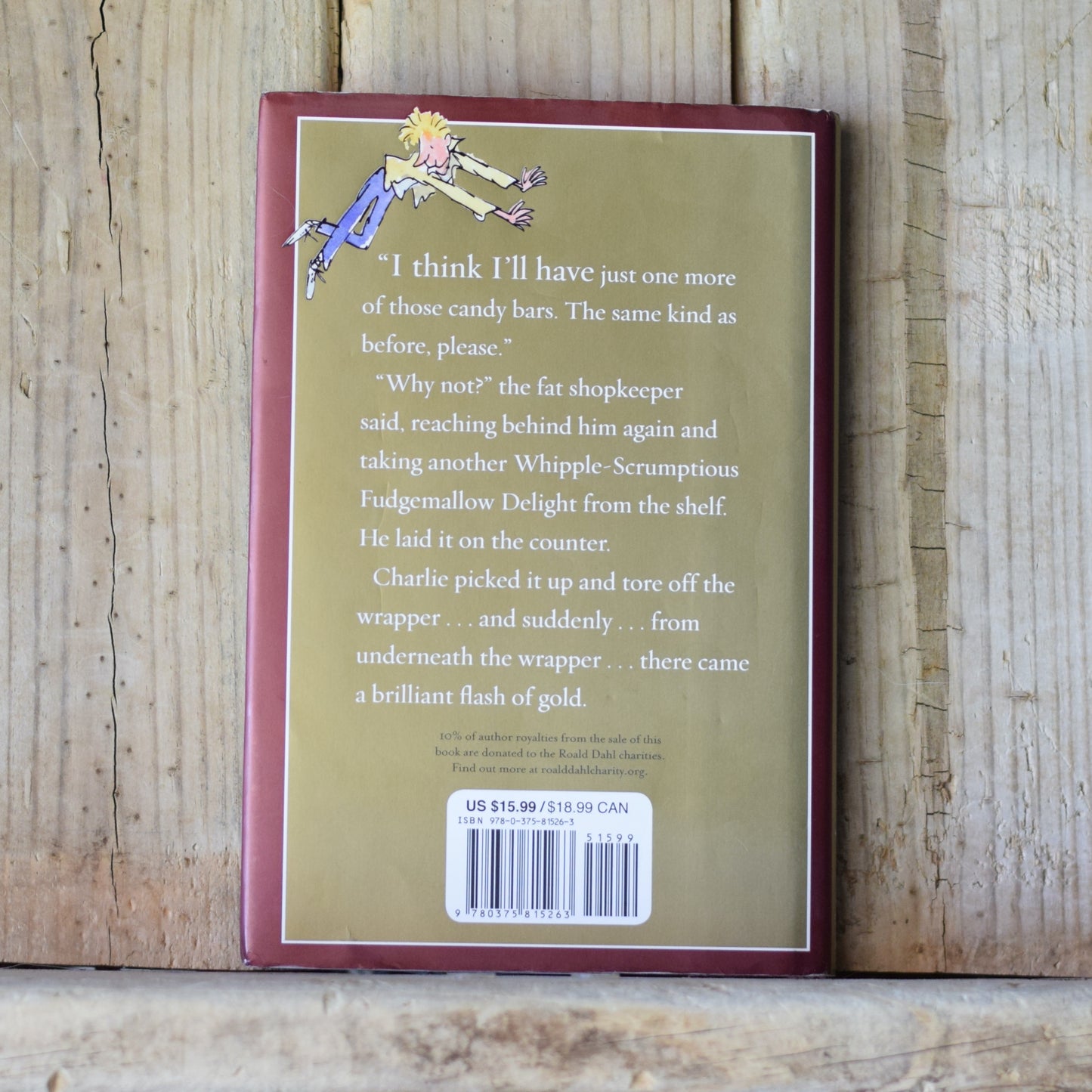 Children's Fiction Hardback: Roald Dahl - Charlie and the Chocolate Factory 50th Anniversary Edition FIRST PRINTING