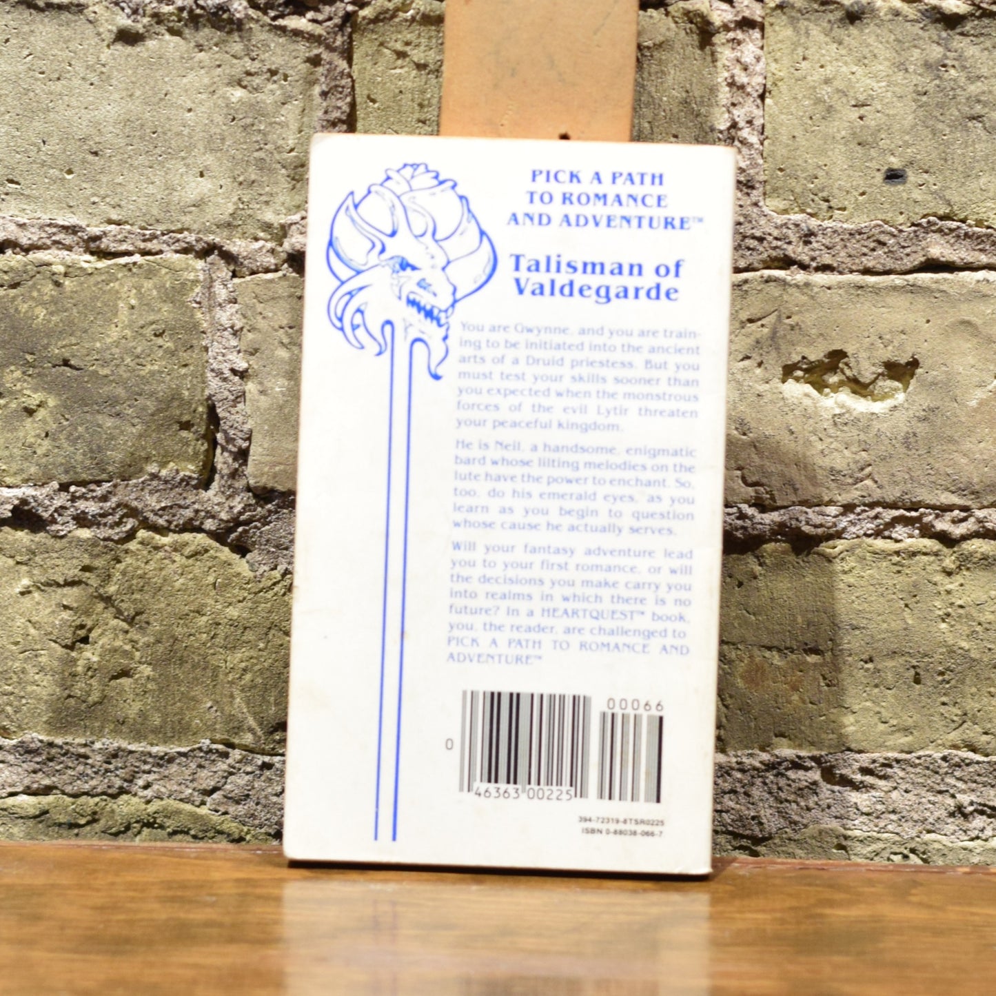 Vintage Fantasy Paperback: Madeleine Simon - Heart Quest: Talisman of Valdegarde SECOND PRINTING