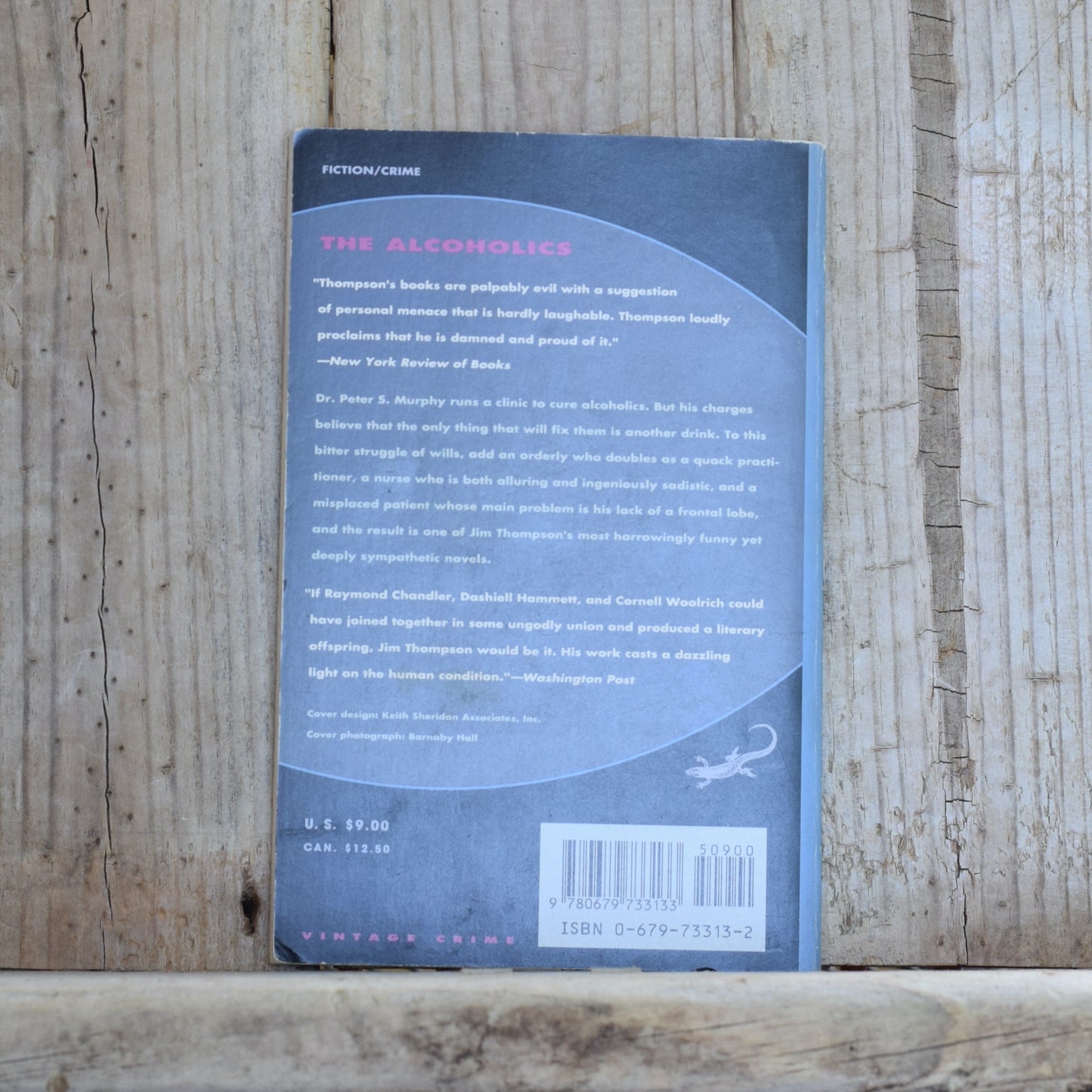 Vintage Fiction Paperback: Jim Thompson - The Alcoholics