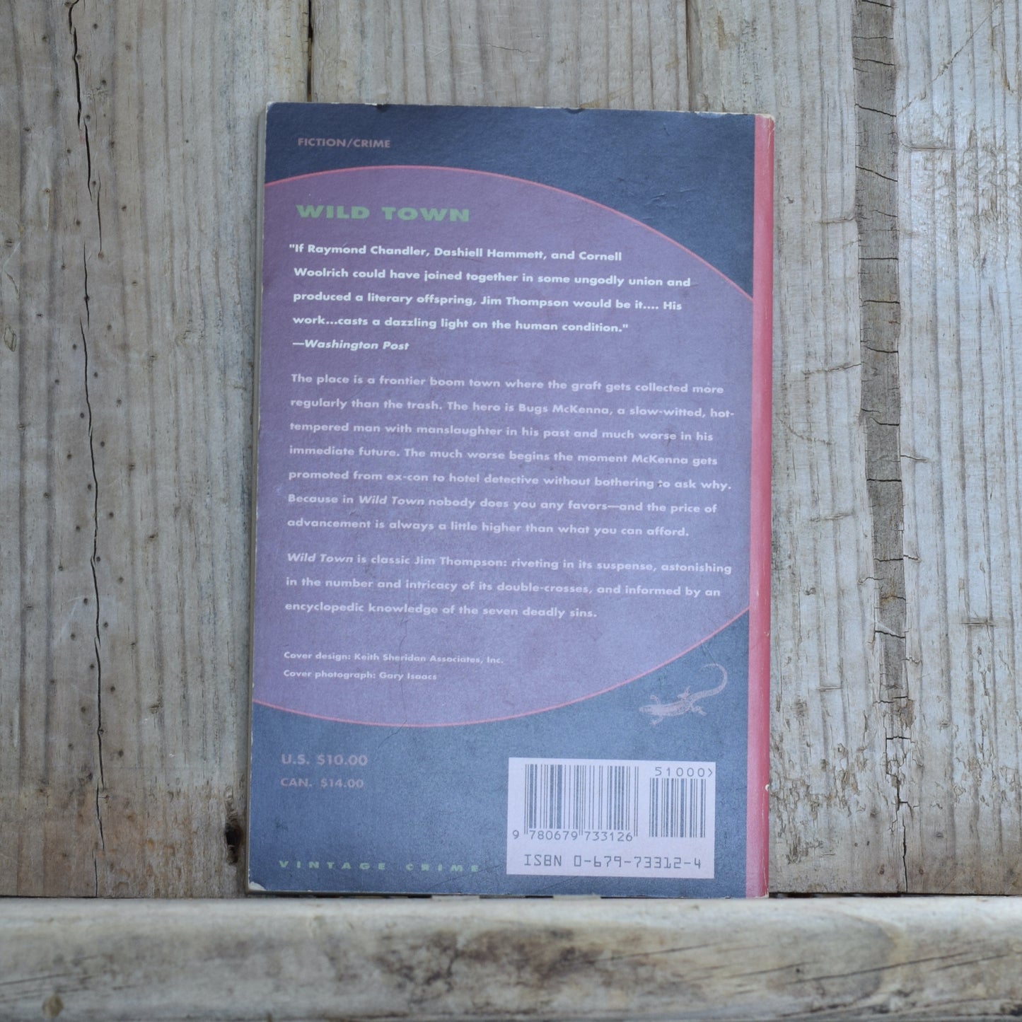 Vintage Fiction Paperback: Jim Thompson - Wild Town