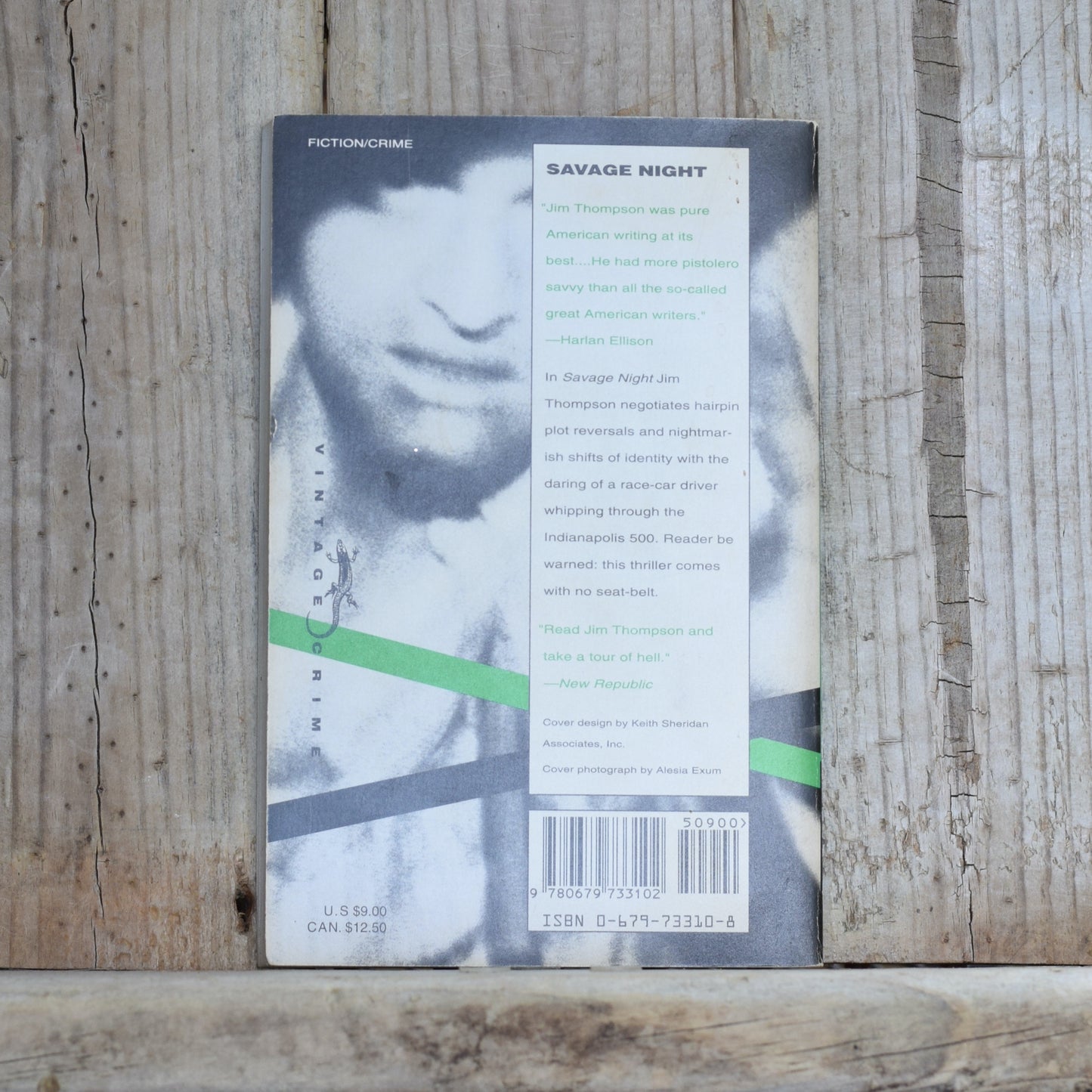 Vintage Fiction Paperback: Jim Thompson - Savage Night