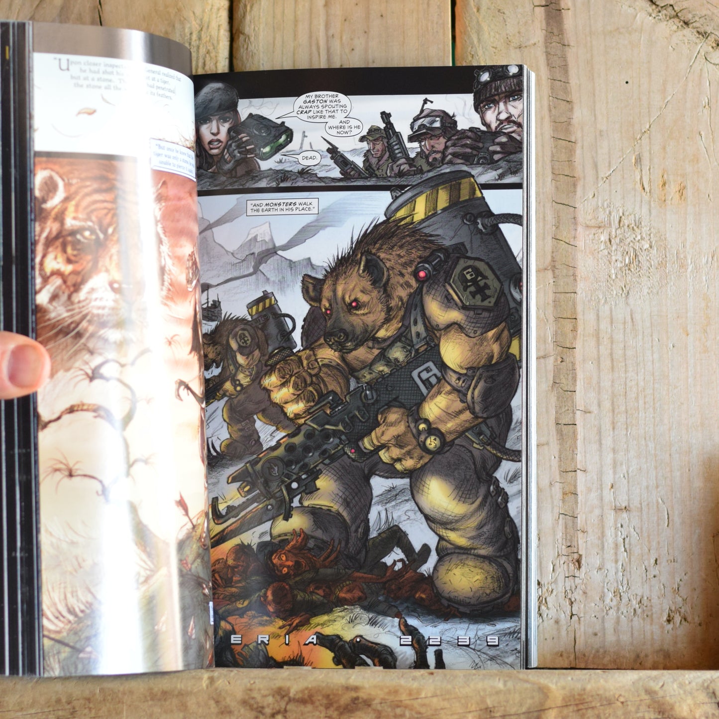 Graphic Novel Paperback: Richard Starkings - Elephantmen: Armed Forces FIRST PRINTING