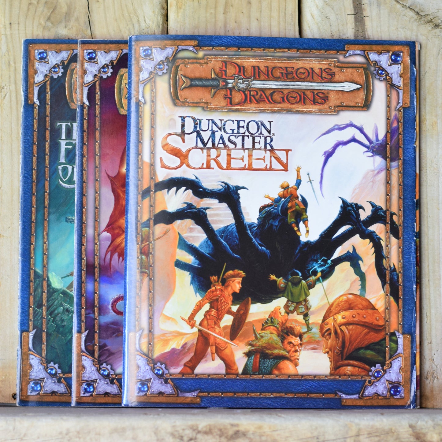 Dungeons and Dragons 3e RPG Books: Heart of Nightfang Spire, The Forge of Fury and DM Screen