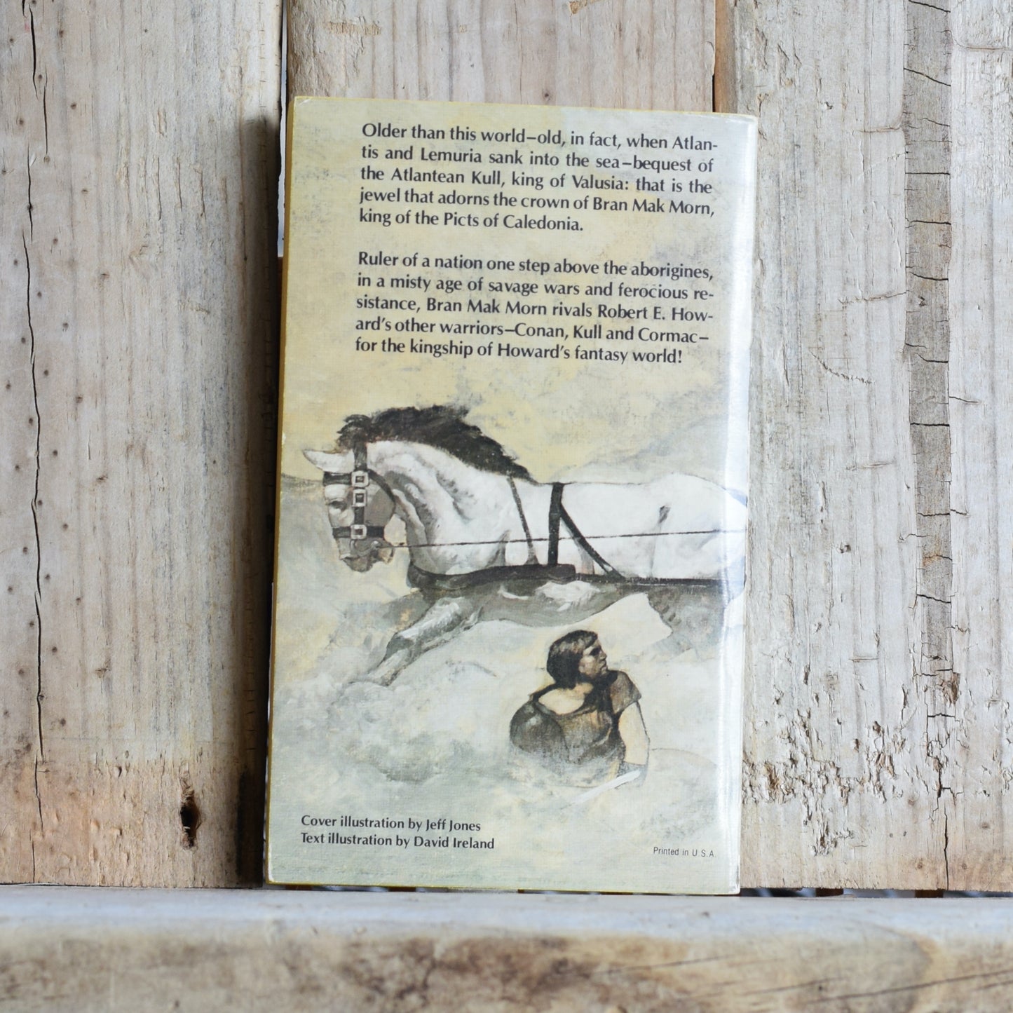 Vintage Fantasy Paperback: Robert E Howard - Worms of the Earth FIRST PRINTING