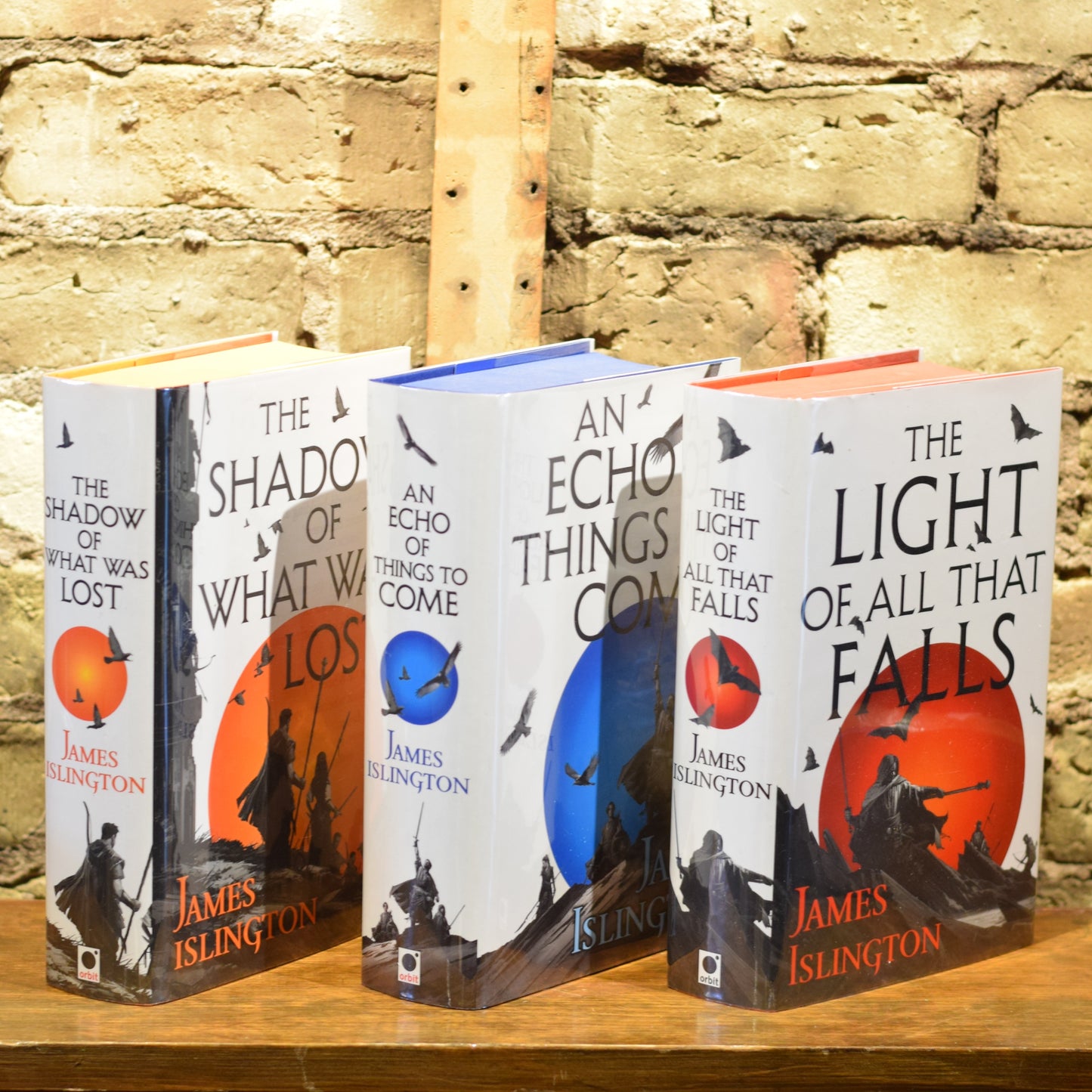 Fantasy Hardbacks: James Islington - The Licanius Trilogy: The Shadow of What Was Lost, An Echo of Things to Come, The Light of All That Falls SIGNED BROKEN BINDING FIRST EDITION/PRINTING