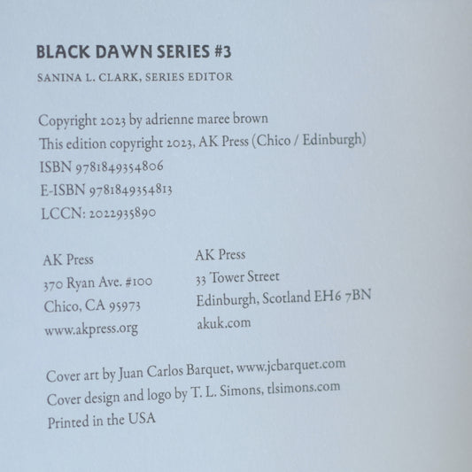 Sci-fi Paperback: Adrienne Maree Brown - Maroons