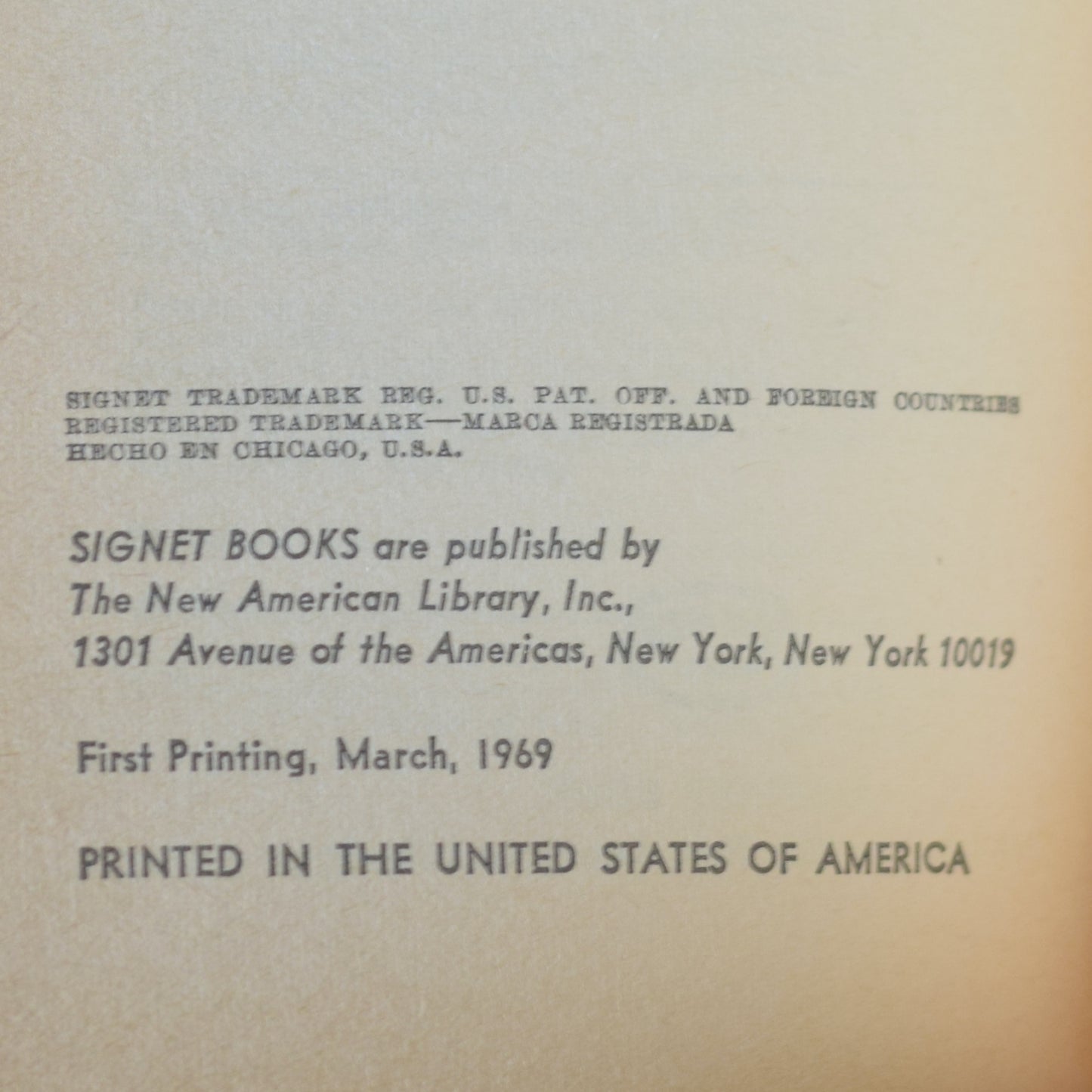 Vintage Sci-fi Paperback: Philip K Dick - Do Androids Dream of Electric Sheep? T3800 FIRST EDITION/PRINTING