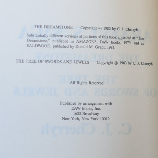 Vintage Fantasy Hardback: C J Cherryh - Arafel's Saga BCE