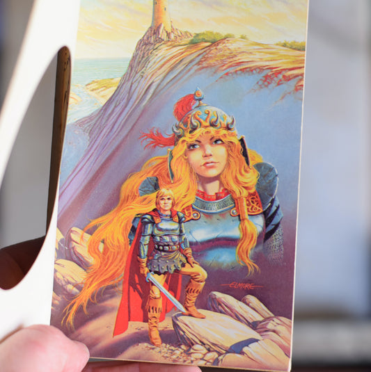 Vintage Dungeons and Dragons Paperback: Madeleine Simon - Heart Quest: Isle of Illusion SECOND PRINTING