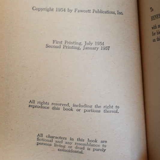 Vintage Horror Paperback: Richard Matheson - I Am Legend SECOND PRINTING