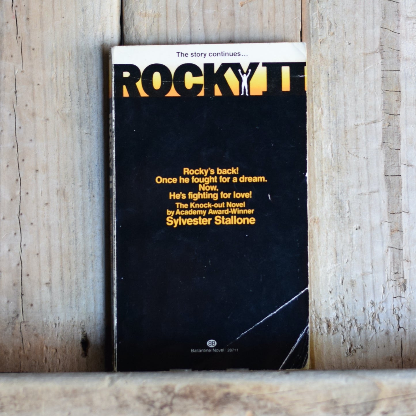 Vintage Fiction Paperback: Sylvester Stallone - Rocky II FIRST PRINTING