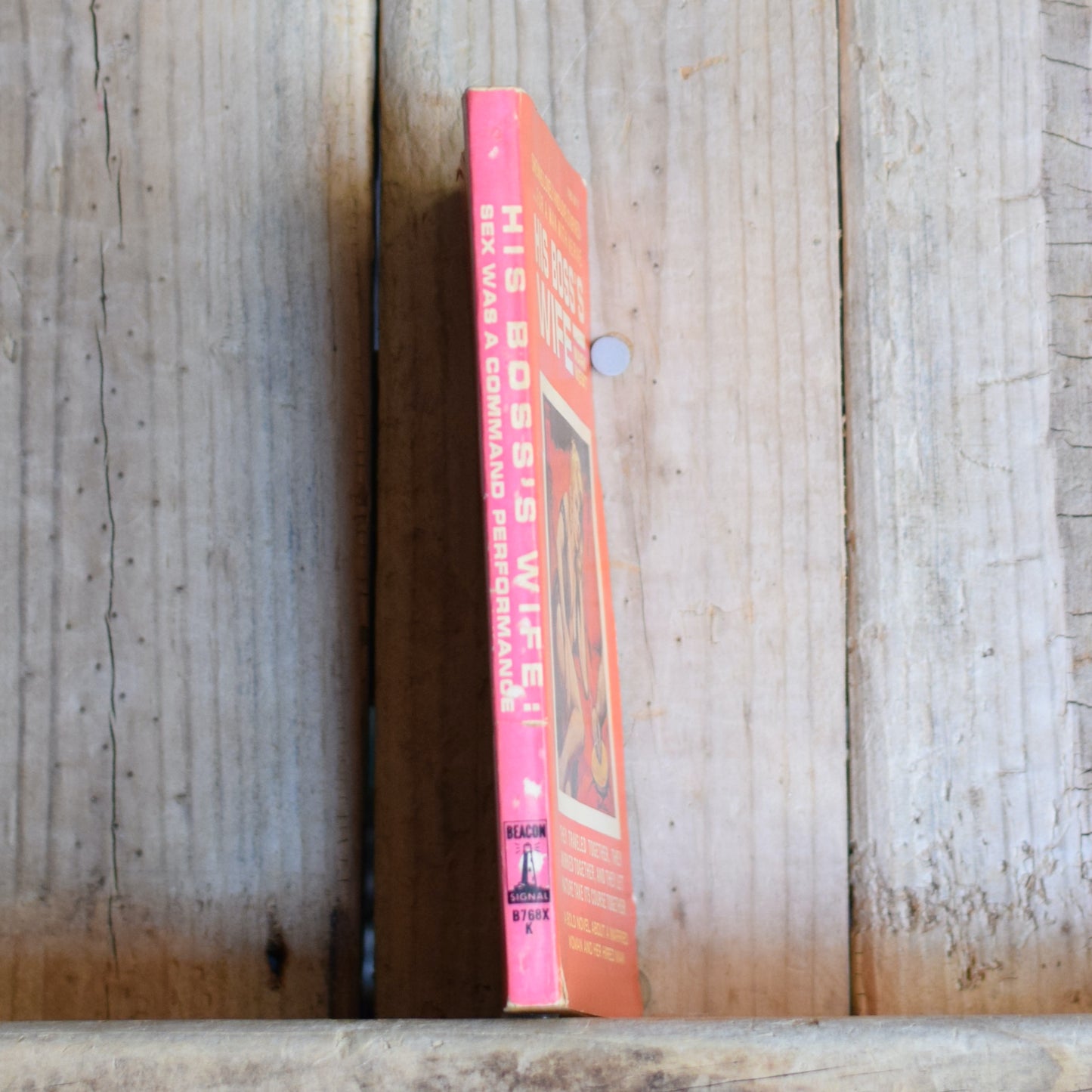 Vintage Adult Fiction Paperback: Mark West - His Boss's Wife SECOND PRINTING