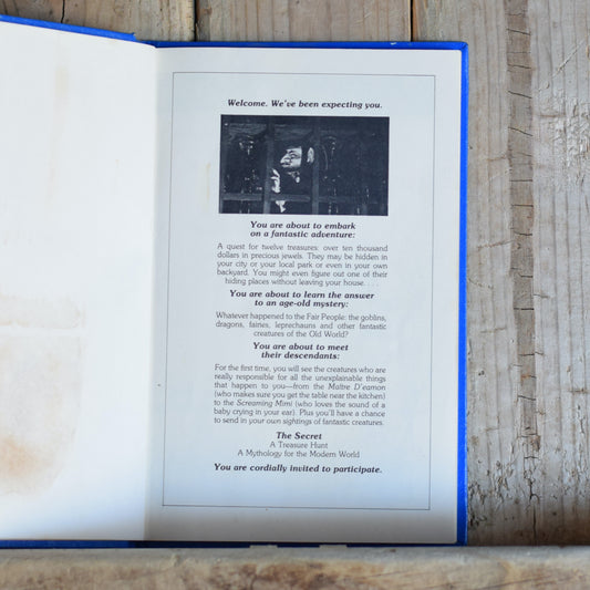 Vintage Fiction Hardback: Sean Kelly, Ted Mann and Byron Preiss - The Secret: A Treasure Hunt SECOND PRINTING