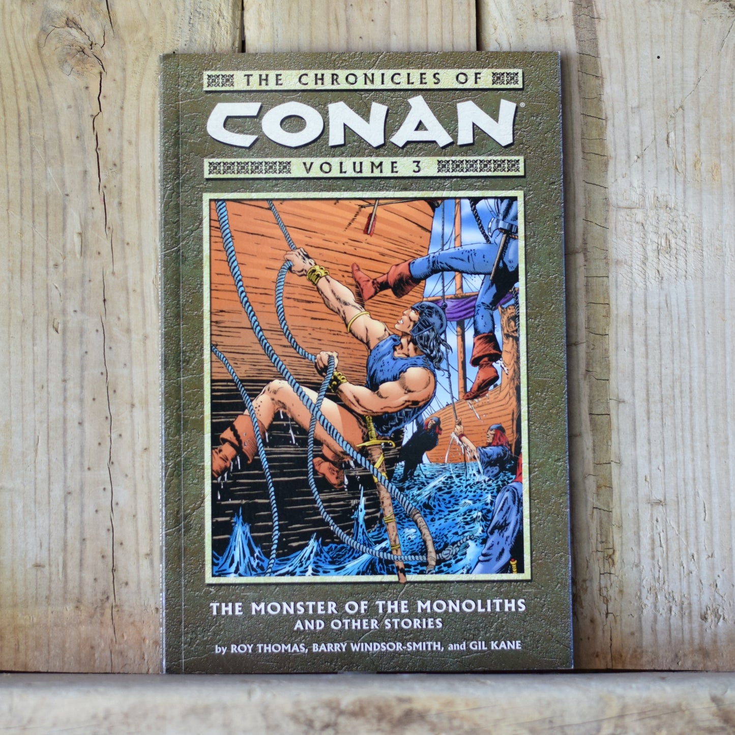 Paperback Graphic Novel Lot: Roy Thoma, Barry Windsor-Smith and Robert E Howard - The Chronicles of Conan, Vol 1-7