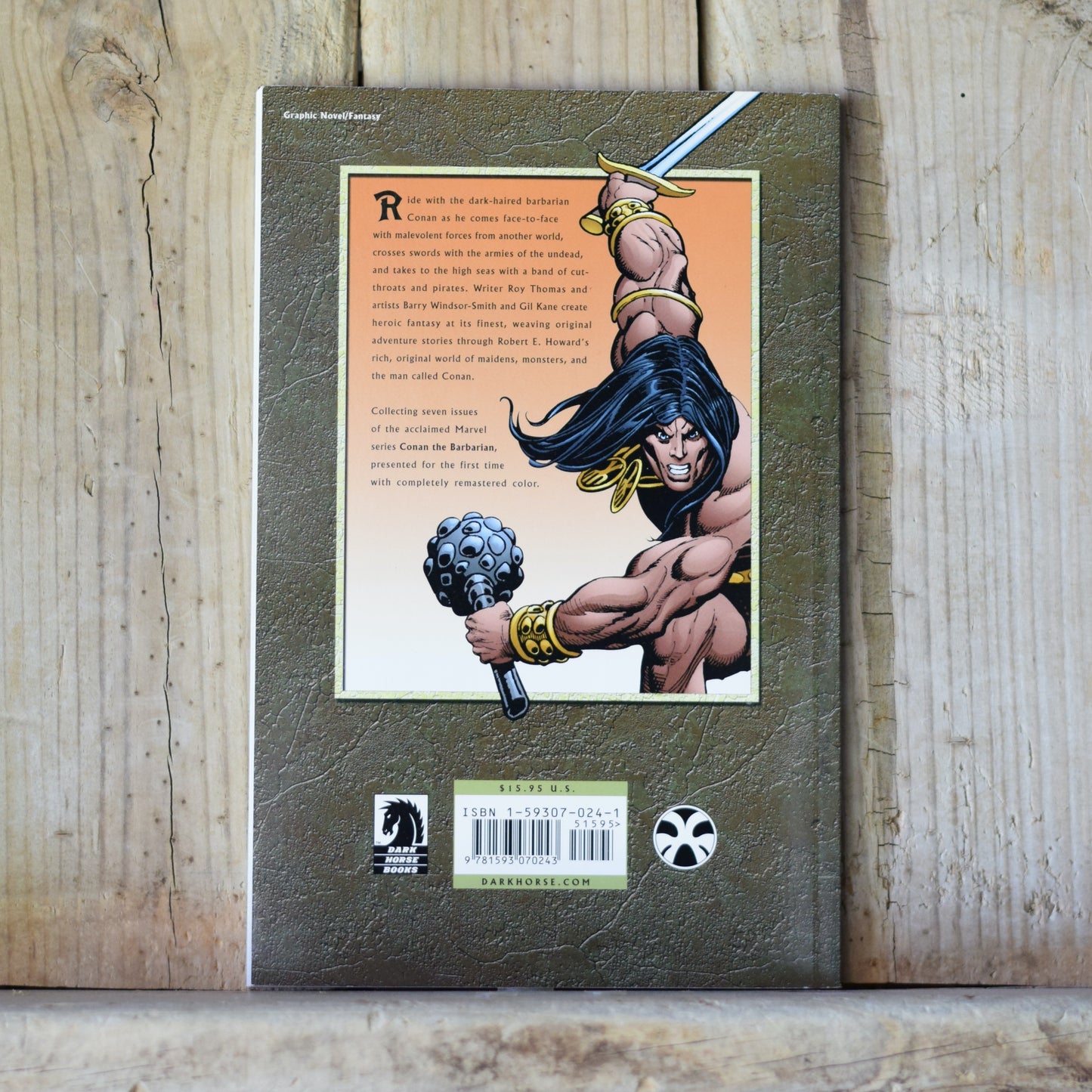 Paperback Graphic Novel Lot: Roy Thoma, Barry Windsor-Smith and Robert E Howard - The Chronicles of Conan, Vol 1-7