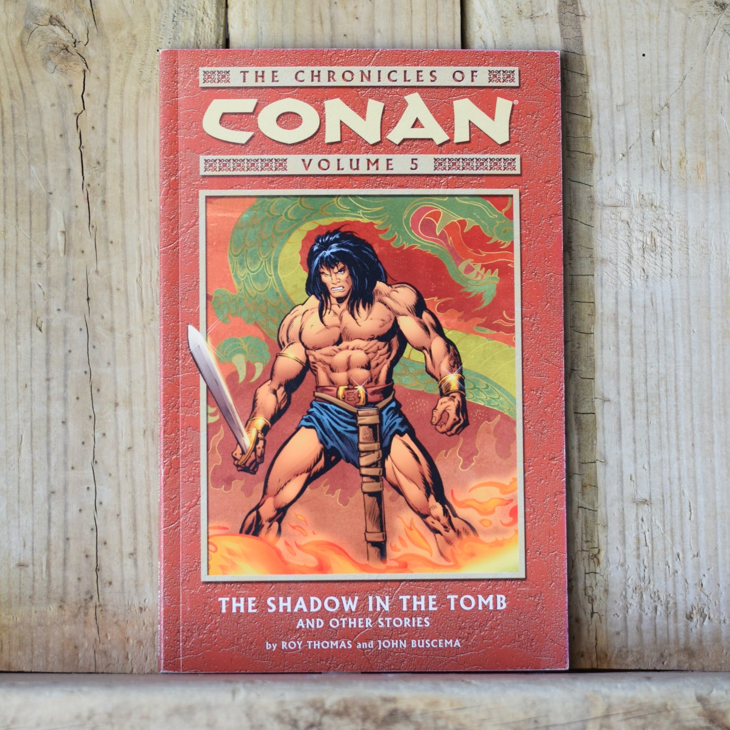 Paperback Graphic Novel Lot: Roy Thoma, Barry Windsor-Smith and Robert E Howard - The Chronicles of Conan, Vol 1-7