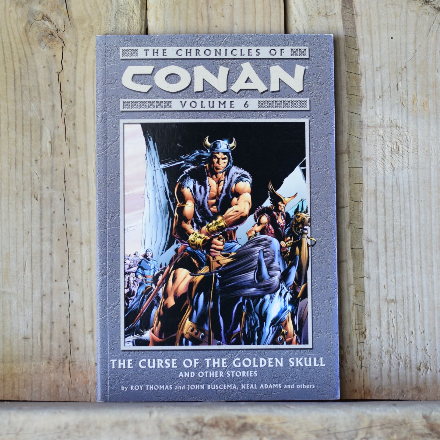 Paperback Graphic Novel Lot: Roy Thoma, Barry Windsor-Smith and Robert E Howard - The Chronicles of Conan, Vol 1-7