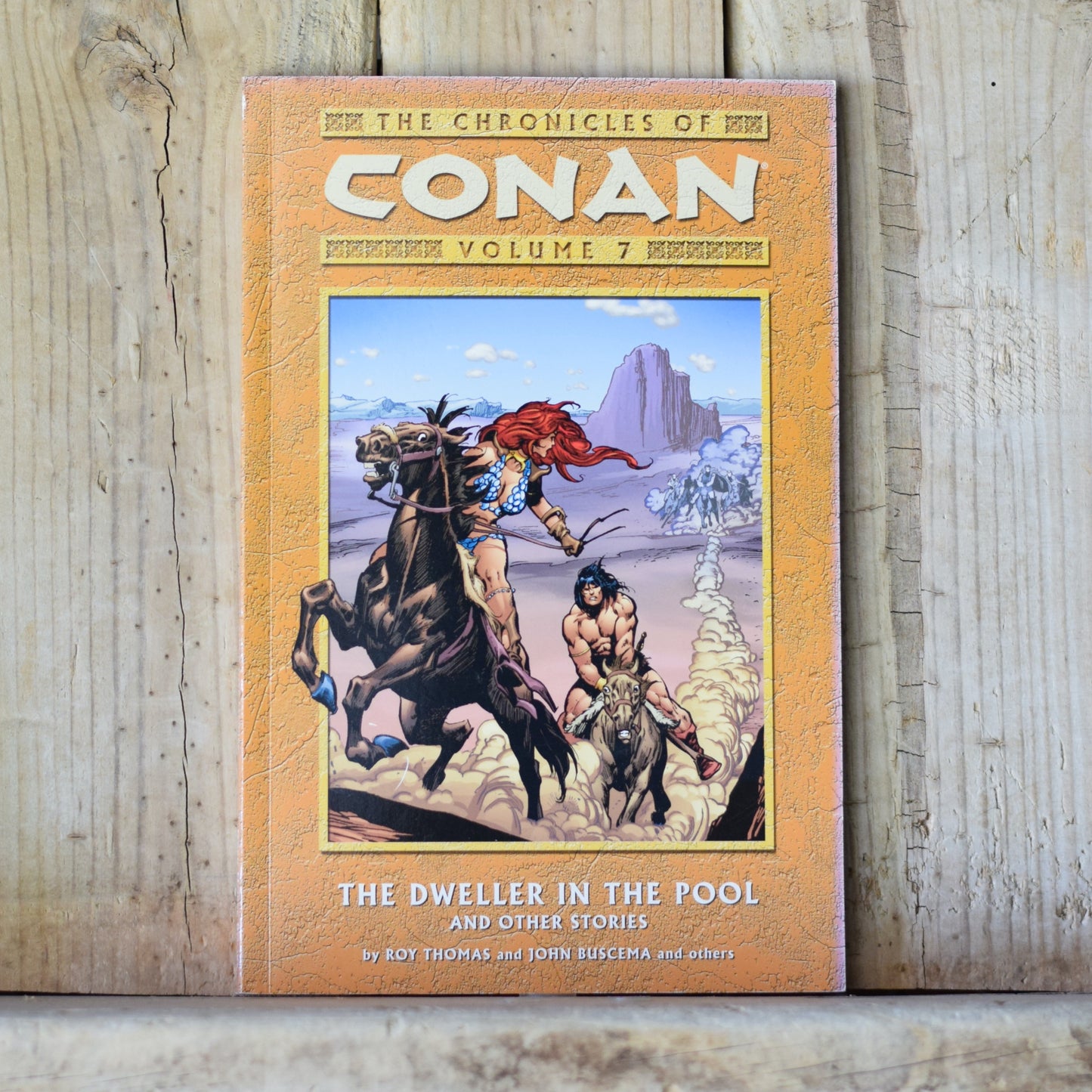 Paperback Graphic Novel Lot: Roy Thoma, Barry Windsor-Smith and Robert E Howard - The Chronicles of Conan, Vol 1-7