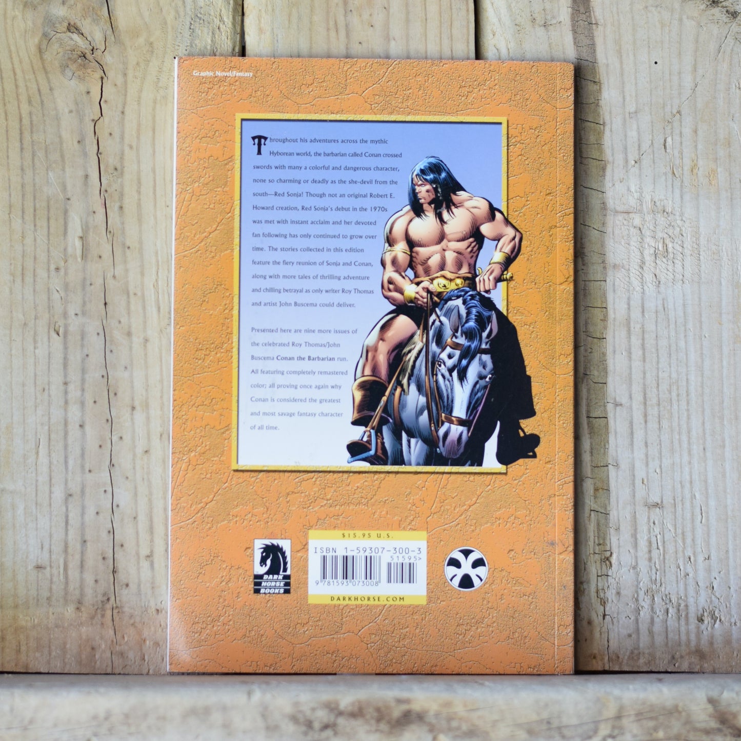 Paperback Graphic Novel Lot: Roy Thoma, Barry Windsor-Smith and Robert E Howard - The Chronicles of Conan, Vol 1-7