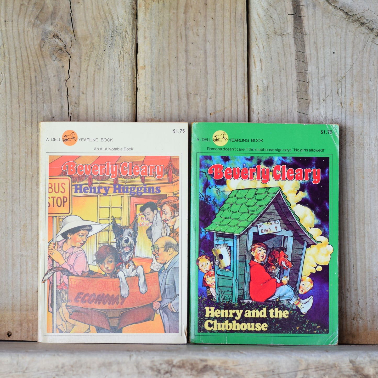 Vintage Children's Paperback Box Set: The Best of Beverly Cleary - Henry Huggins, Ellen, Ramona