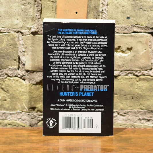 Sci-Fi Paperback Novel: David Bischoff - Alien Vs. Predator: Hunter's Planet