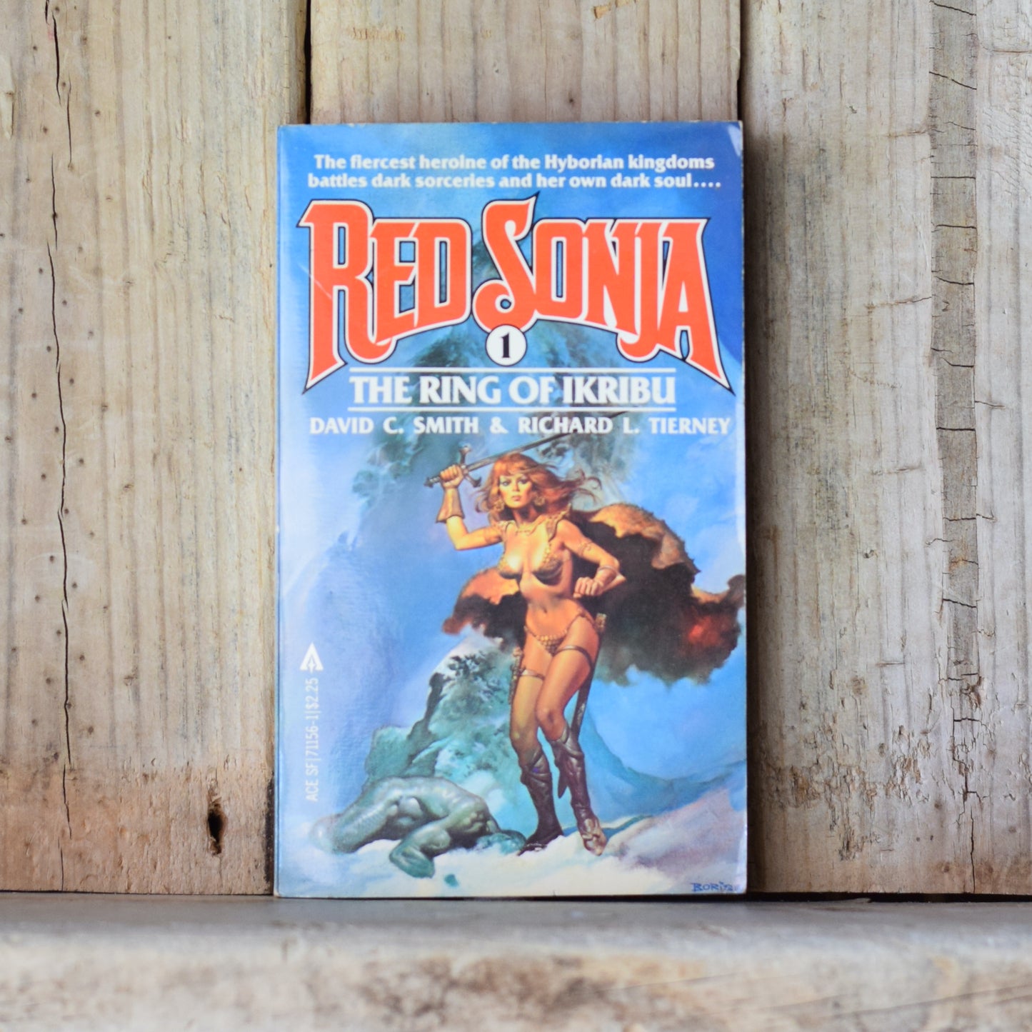 Vintage Fantasy Paperback: David C Smith & Richard L Tierney - Red Sonja 1: The Ring of Ikribu FIRST PRINTING