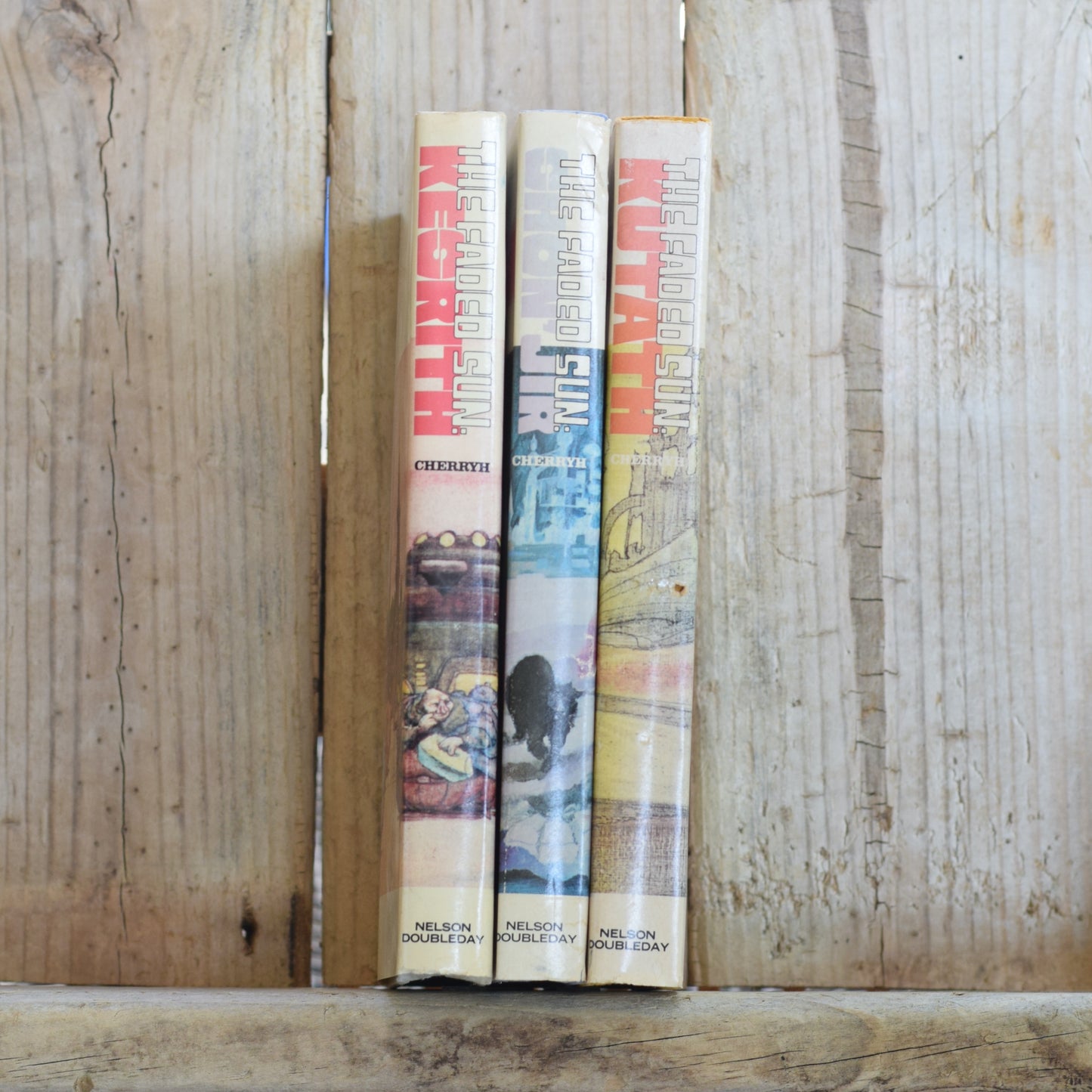 Vintage Sci-Fi Hardbacks: C J Cherryh - The Faded Sun Trilogy: Kesrith, Shon' Jir and Kutath BCE's