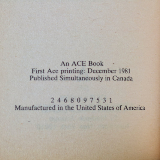 Vintage Fantasy Paperback: David C Smith & Richard L Tierney - Red Sonja 1: The Ring of Ikribu FIRST PRINTING
