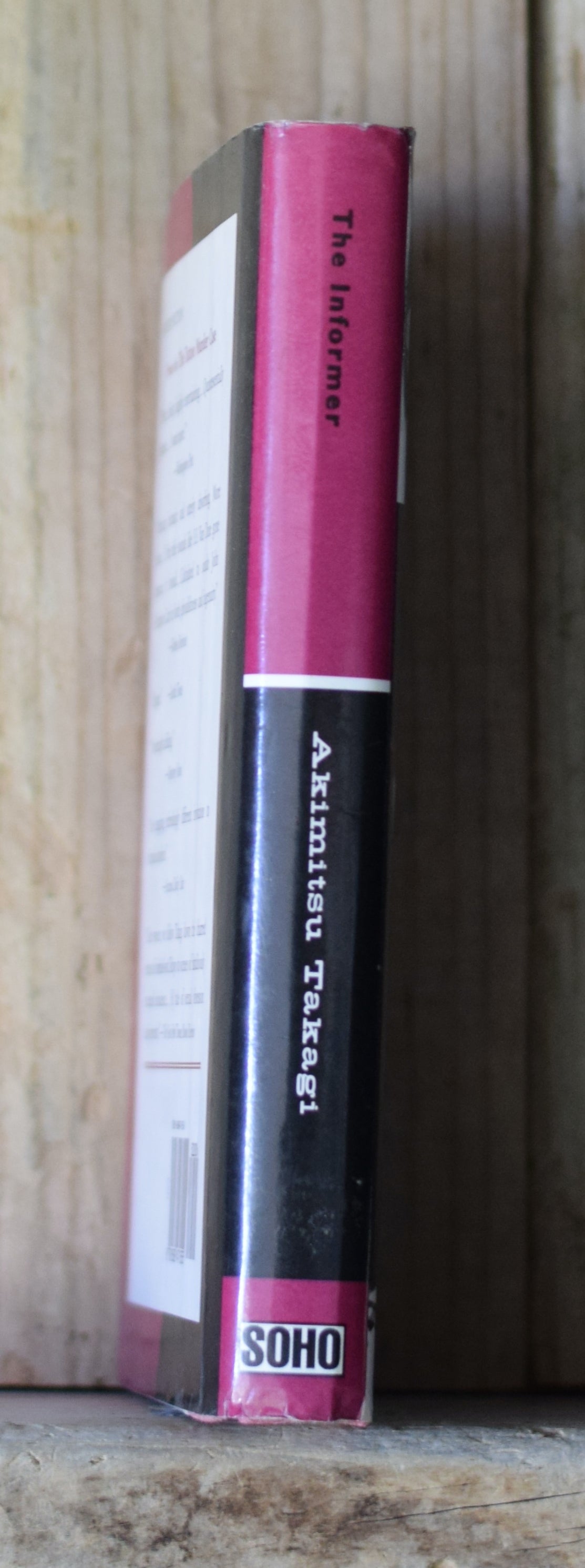 Vintage Fiction Hardback: Akimitsu Takagi - The Informer FIRST EDITION/PRINTING