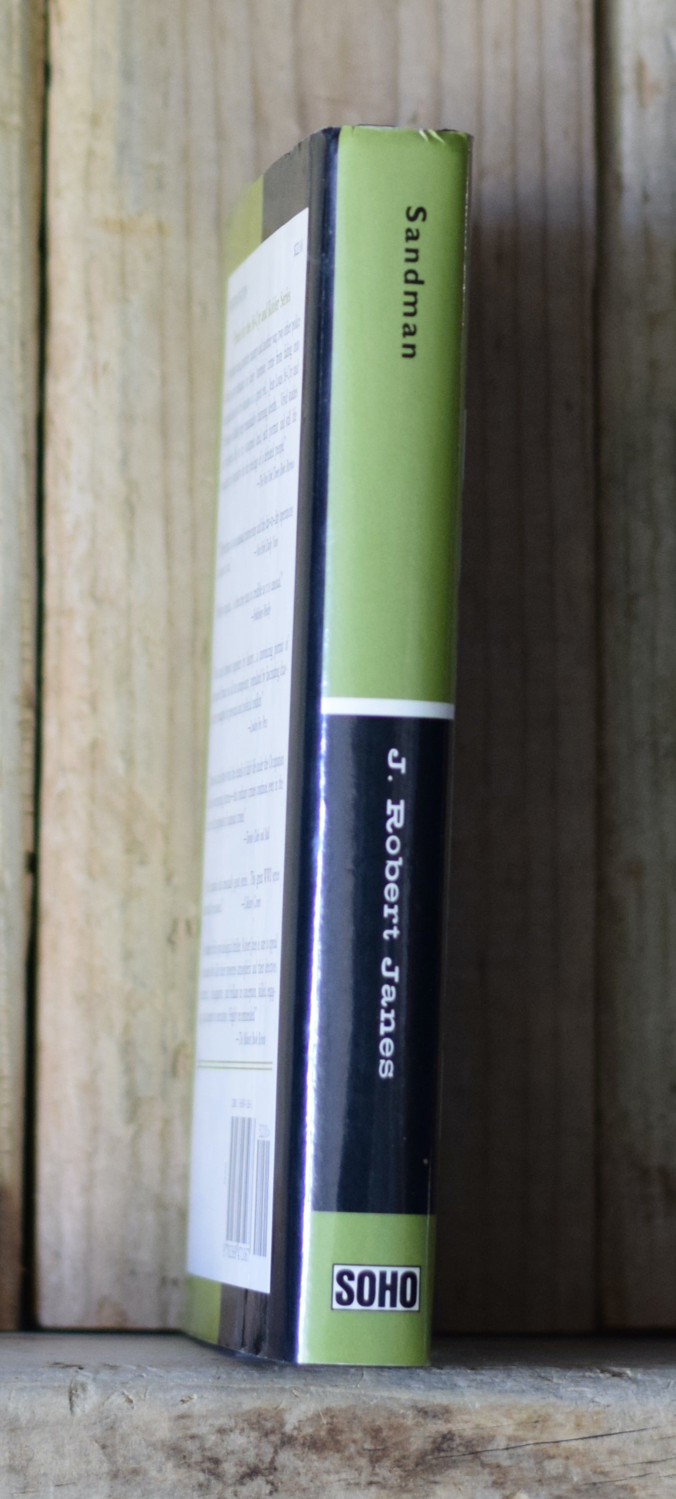 Vintage Fiction Hardback: J Robert Janes - Sandman FIRST EDITION/PRINTING