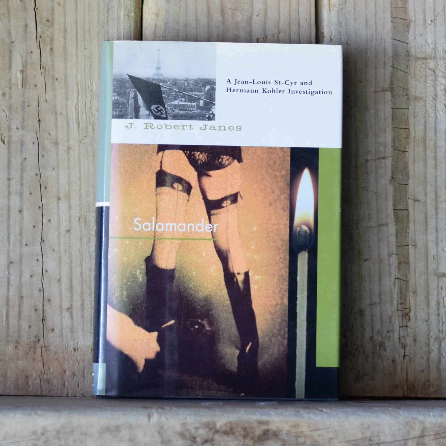 Vintage Fiction Hardback: J Robert Janes - Salamander FIRST PRINTING