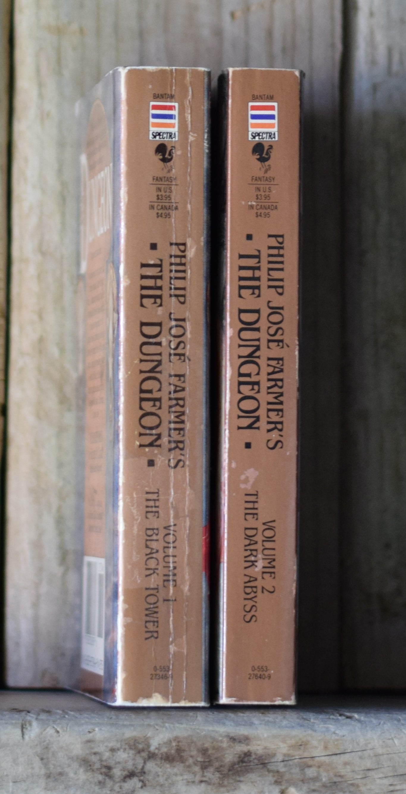 Vintage Fantasy Paperbacks: Philip Jose Farmer, Richard A Lupoff & Bruce Coville - The Dungeon, Vol 1 & 2