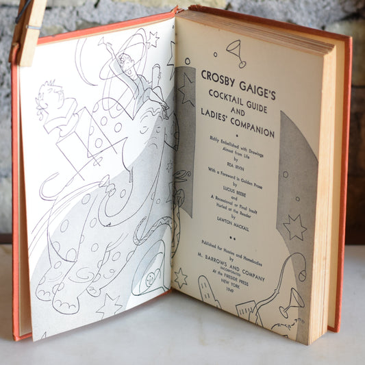 Vintage Cocktail Hardback: Crosby Gaige's Cocktail Guide and Ladies Companion