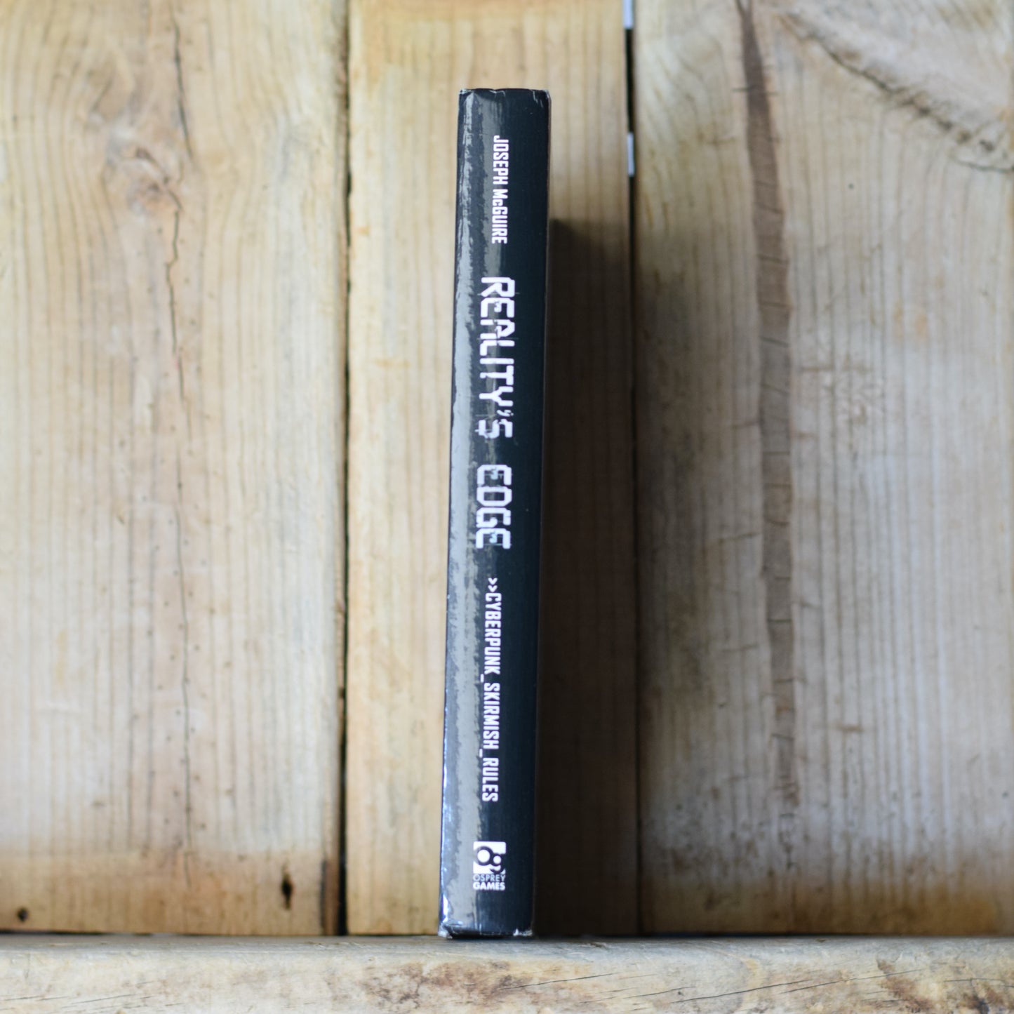 Sci-Fi RPG Hardback: Joseph McGuire - Reality's Edge: Cyberpunk Skirmish Rules FIRST PRINTING
