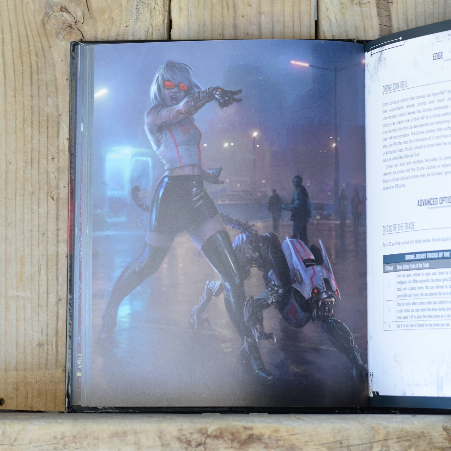 Sci-Fi RPG Hardback: Joseph McGuire - Reality's Edge: Cyberpunk Skirmish Rules FIRST PRINTING
