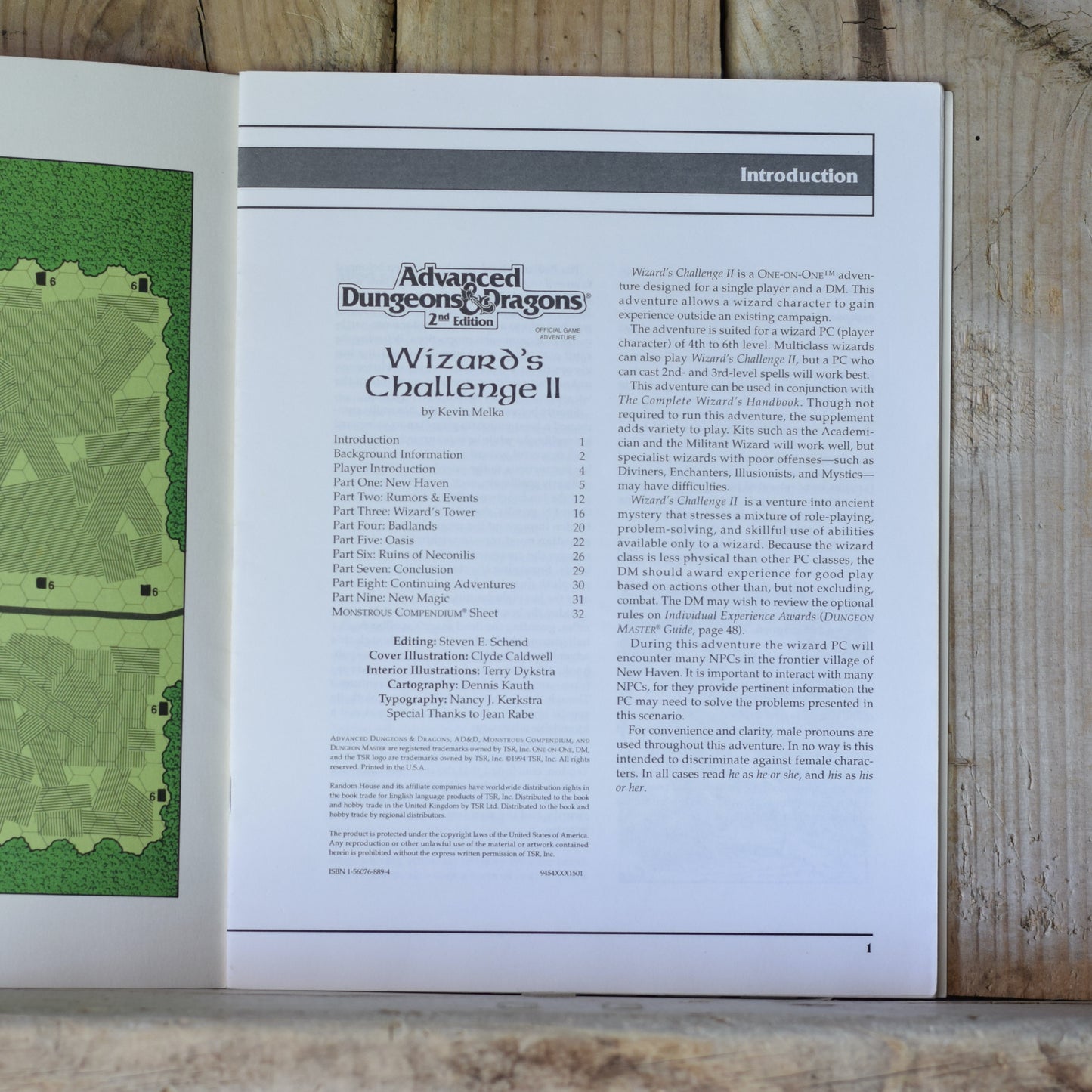 Vintage RPG Paperback: Advanced Dungeons and Dragons 2e: Wizard's Challenge II