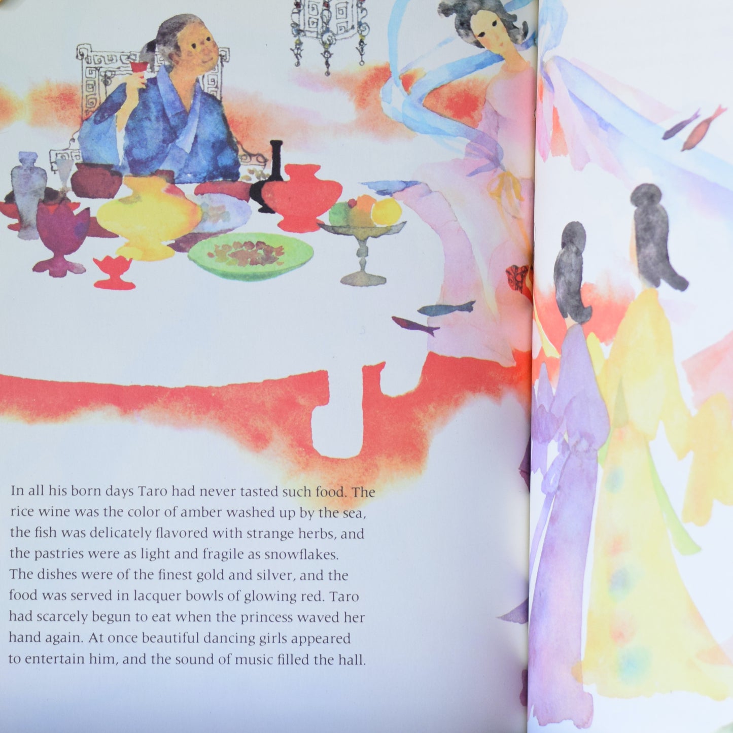 Vintage Children's Fiction Hardback: Miyoko Matsutani - The Fisherman Under the Sea, with Illustrations by Chihiro Iwasaki