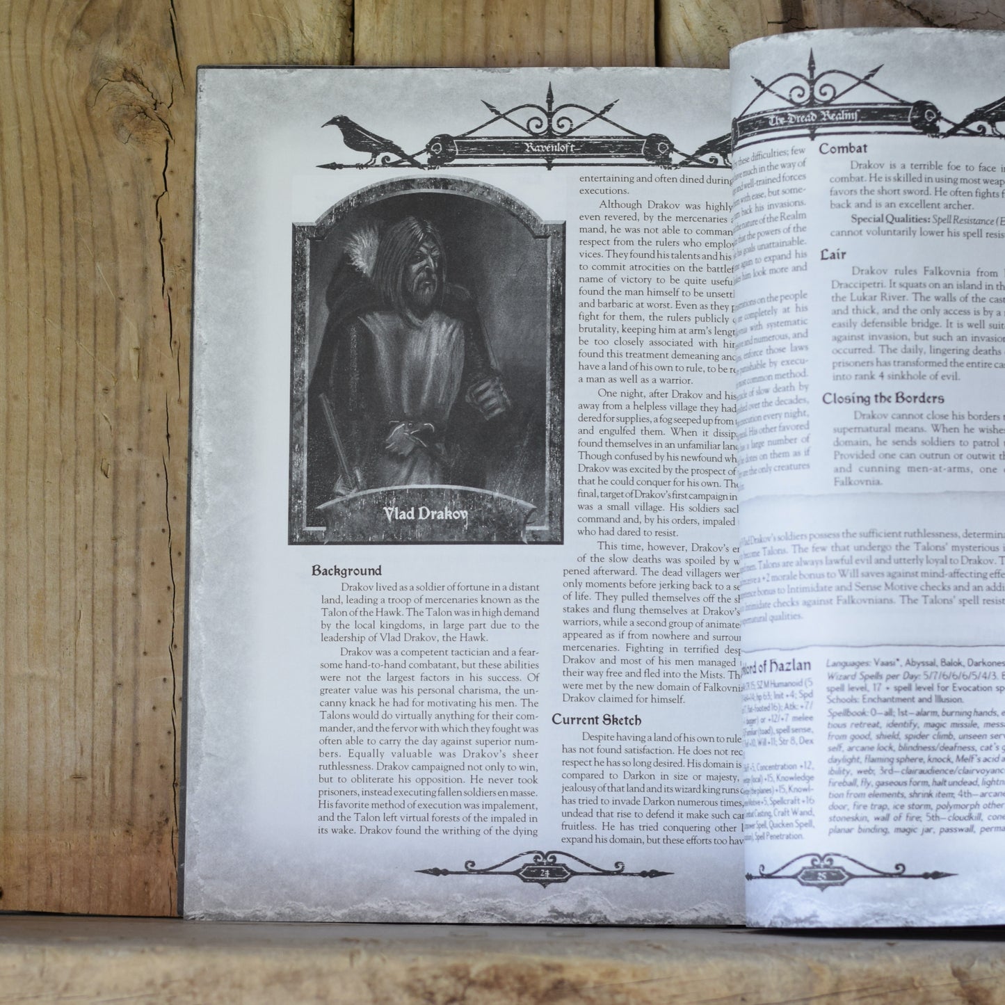 Vintage RPG Paperback: Sword & Sorcery, Ravenloft: Secrets of the Dread Realms and Gamemaster Screen