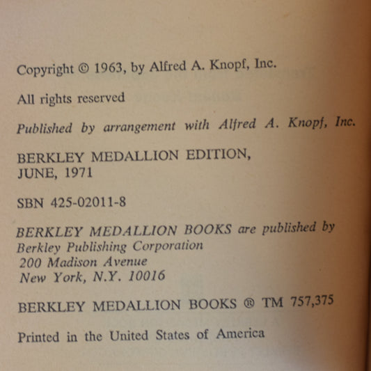 Vintage Fiction Paperback: Yukio Mishima - After the Banquet