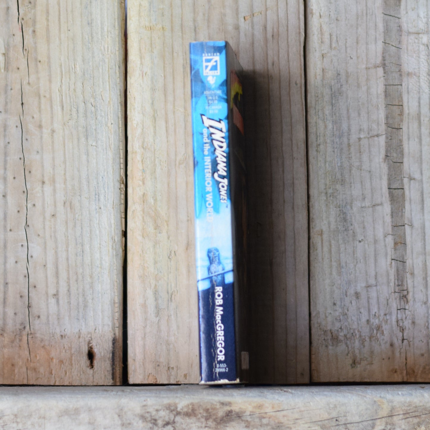 Vintage Fiction Paperback: Rob MacGregor - Indiana Jones and the Interior World FIRST PRINTING