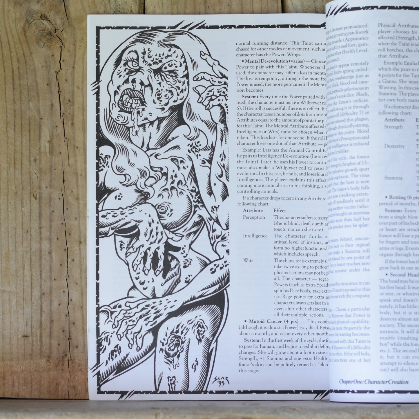 Vintage RPG Paperback: Freak Legion: A Players Guide to Fomori, Werewolf: The Apocalypse