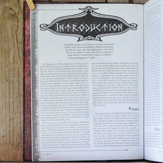 RPG Hardback: Ordo Dracul, Vampire: The Requiem