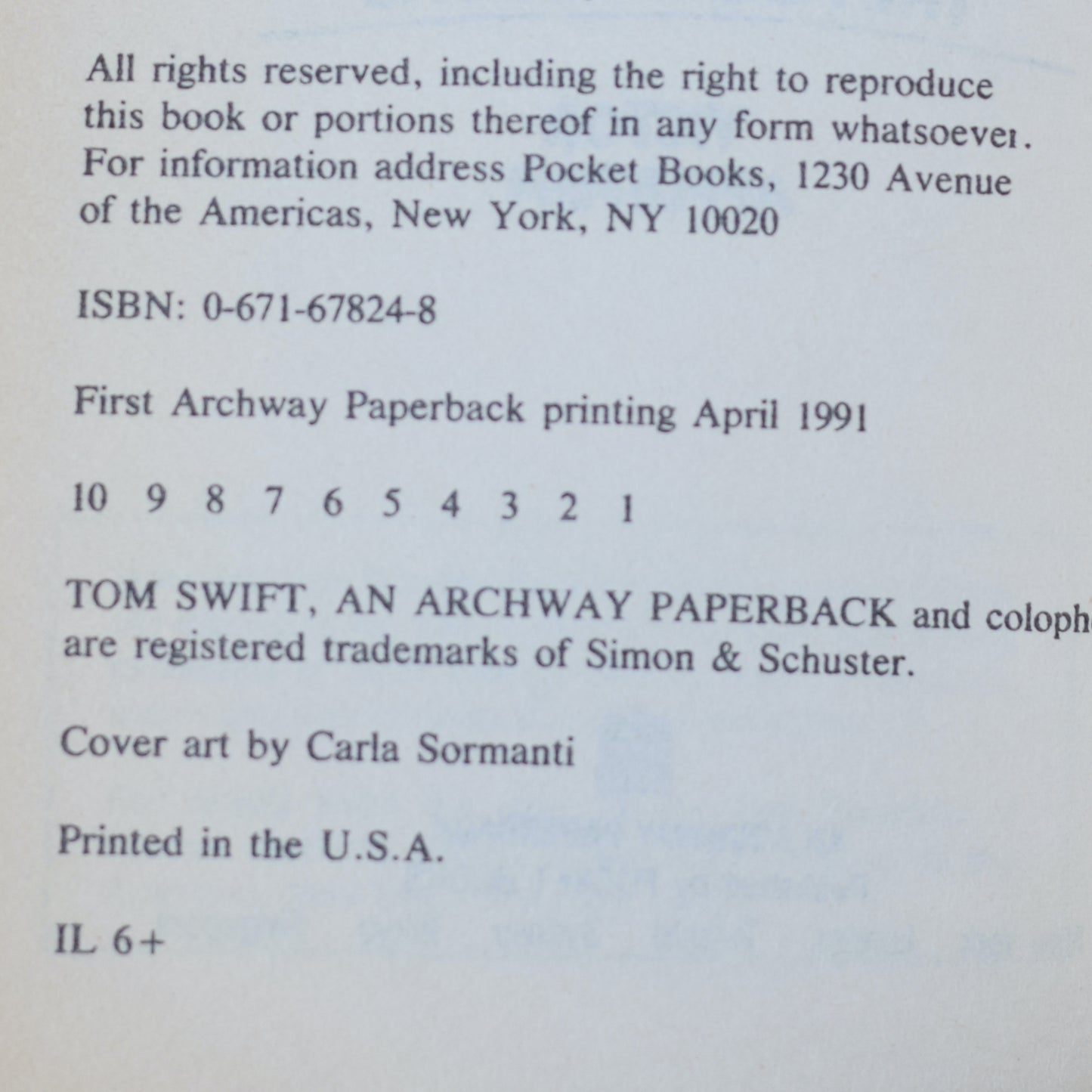 Vintage Sci-fi Paperbacks: Victor Appleton - Tom Swift Books 1-3 FIRST PRINTINGS