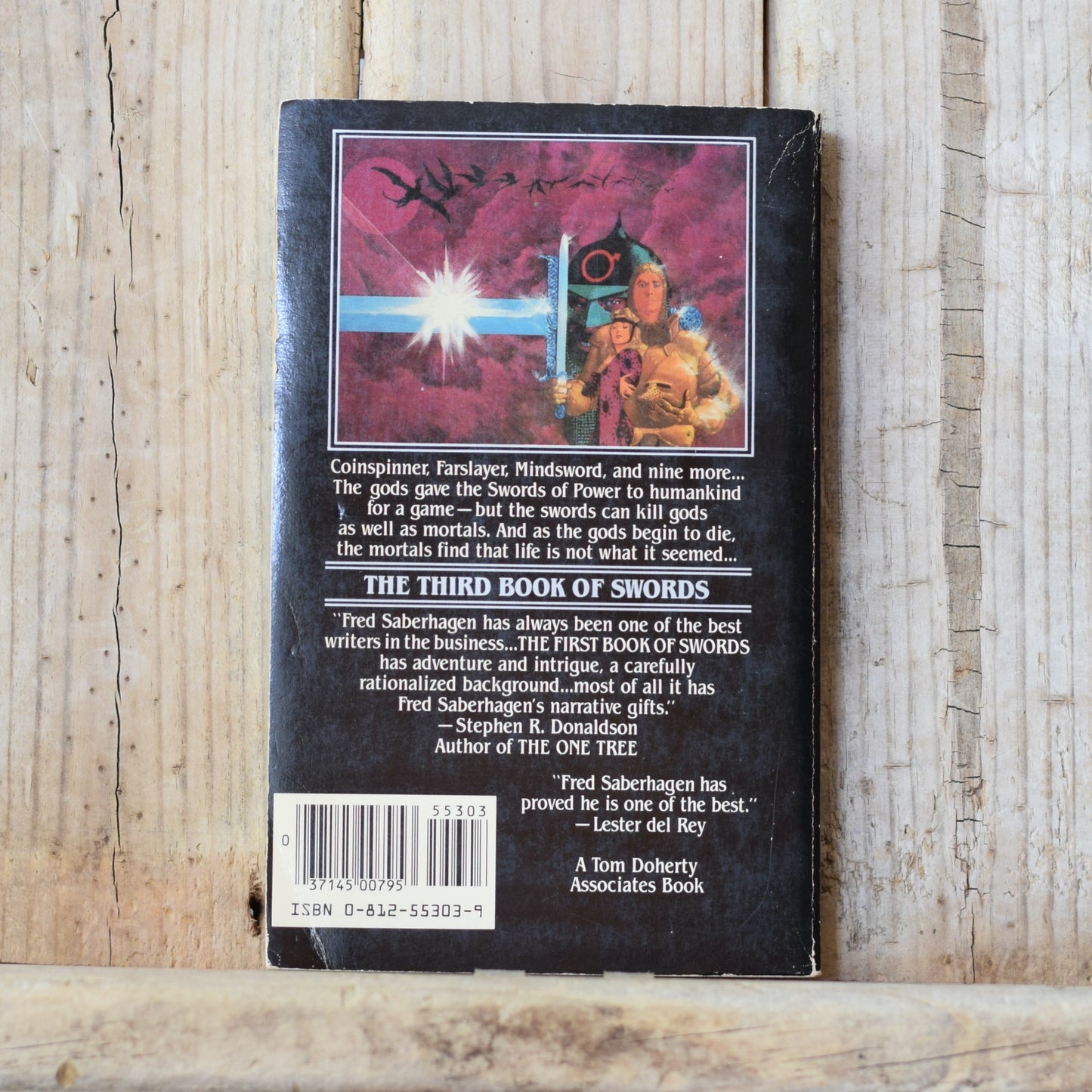 Vintage Fantasy Paperback: Fred Saberhagen - The Third Book of Swords SIGNED SECOND PRINTING