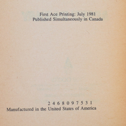 Vintage Sci-fi Paperback: Arsen Darnay - The Purgatory Zone FIRST PRINTING