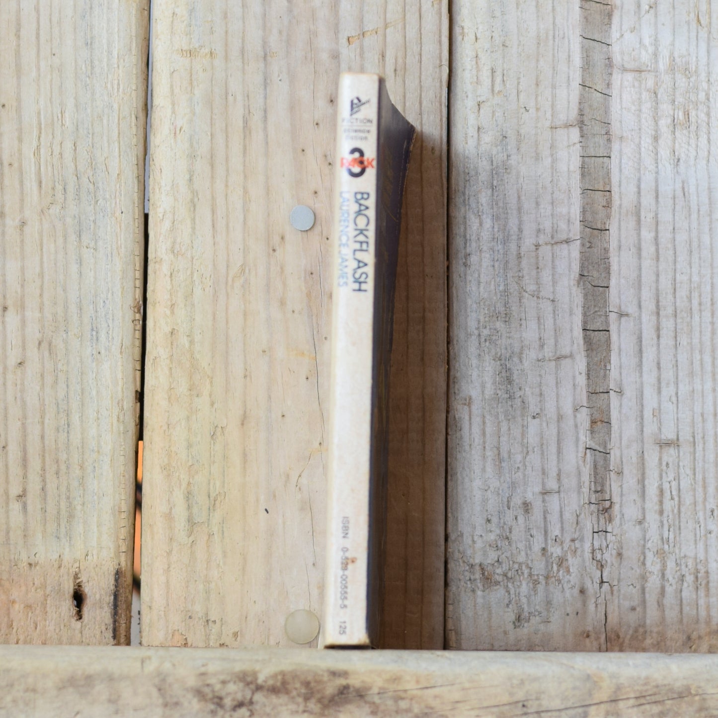 Vintage Sci-fi Paperback: Laurence James - Backflash, Rack 3 FIRST PRINTING