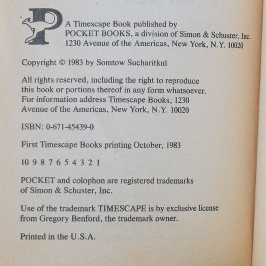 Vintage Sci-Fi Paperback: Somtow Sucharitkul - The Throne of Madness FIRST PRINTING