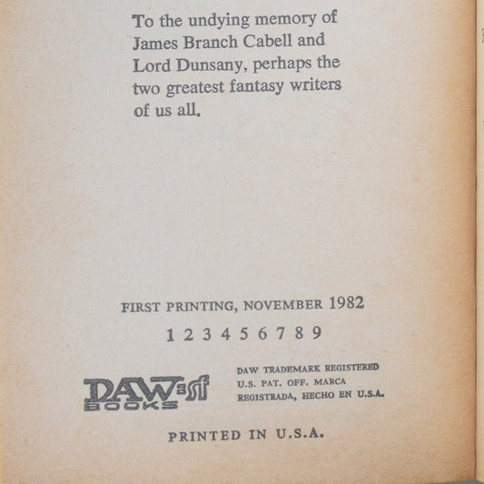 Vintage Fantasy Paperback: Lin Carter - Kesrick FIRST PRINTING